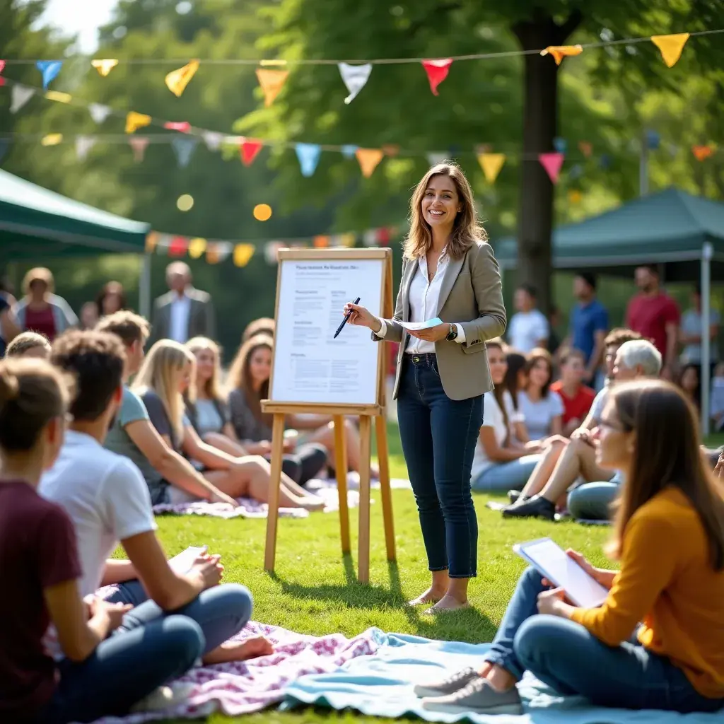 Modern office environment